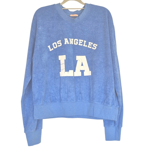 Daydream Nation Tops - Daydream Nation Los Angeles Couch Crasher Terry Pullover Sz Small